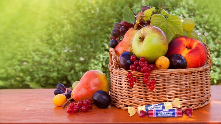 Fruit basket with Texschmelz