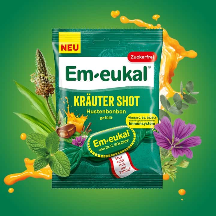 Em-eukal Kräuter Shot gefüllt zuckerfrei - Neu