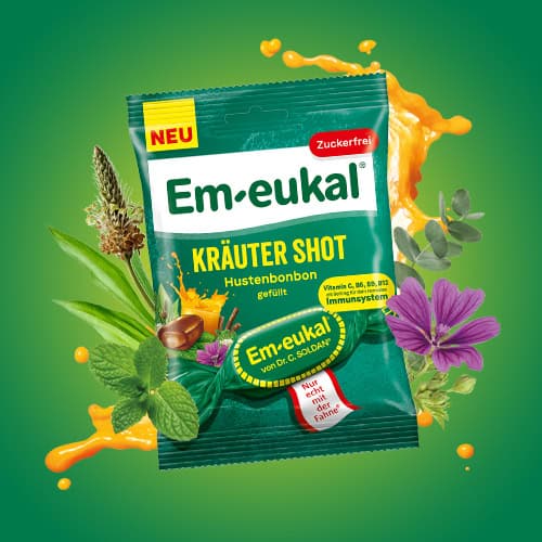 Em-eukal Kräuter Shot gefüllt zuckerfrei - Neu