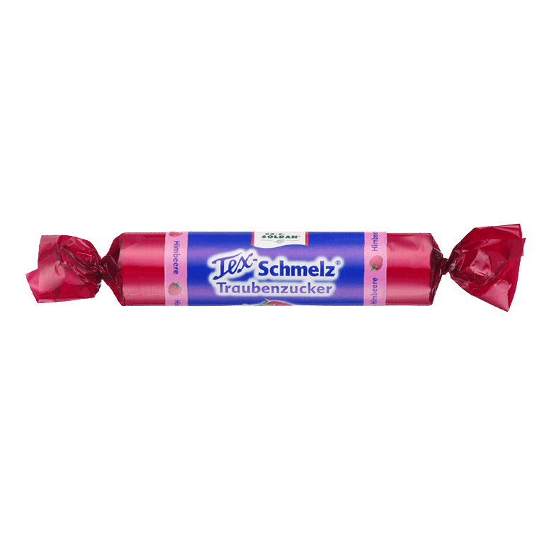 Tex-Schmelz Traubenzucker Himbeere