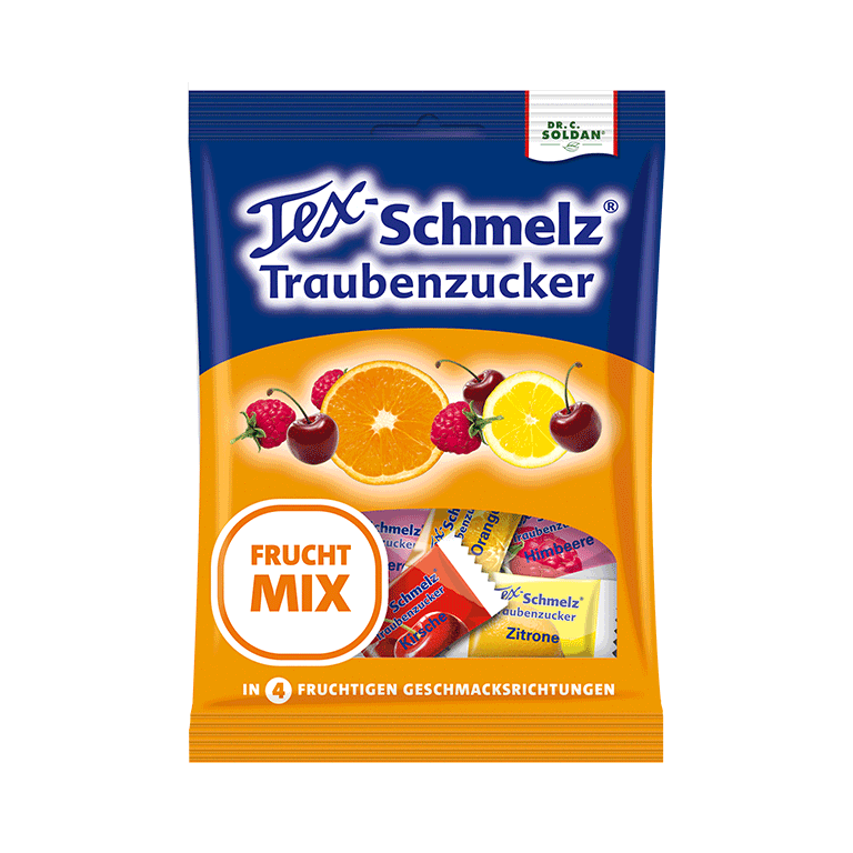 Tex-Schmelz Traubenzucker Frucht-Mix